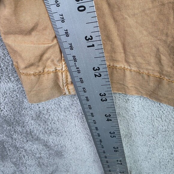 Mens Grindhouse Denim Co. Khaki Cargo Pants 100% Cotton Lightweight Size 42x32 - Picture 8 of 10